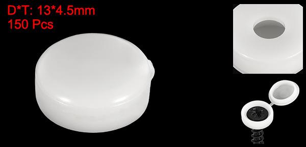ヒンジ付きネジカバーキャップ プラスチック 折りネジスナップカバー ワッシャーフ...