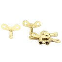 蛇口キー メタル ゴールドトーン ハンドヘルド キッチン 6mm x 6mm 6個入り