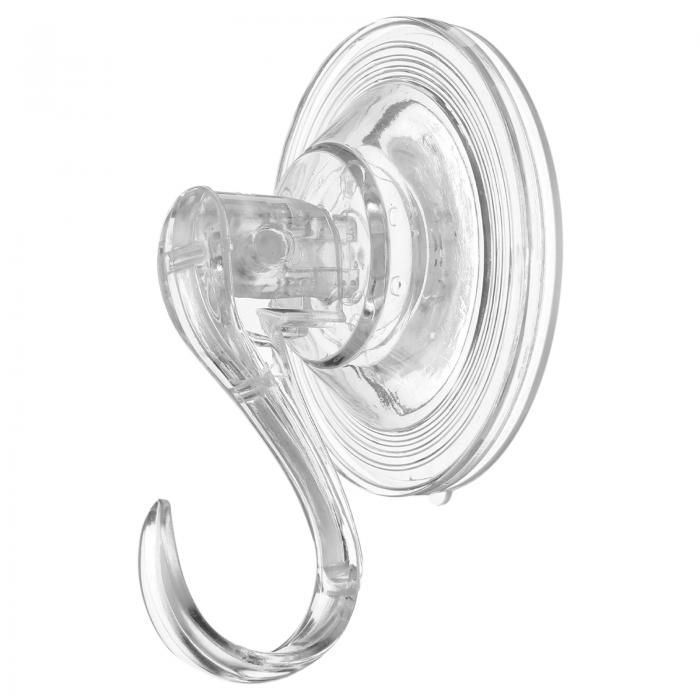 吸盤フック 3.54" 強力な真空吸盤 シャワーフック 防水 再利用可能 リースカップ バスルームフック 耐..