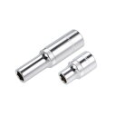 12.7mmドライブ 10mm 6ポイントソケットシャロー ディープセットCr-Vスチール 2個