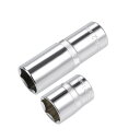 12.7mmドライブ?21mm?6ポイントソケットシャロー?ディープセットCr-Vスチール 2個