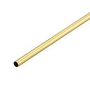 真鍮丸管 300 mm長さ 0.2 mm壁厚さ シームレスストレートパイプチューブ 5mm外径 x 0.2mm壁厚,1個