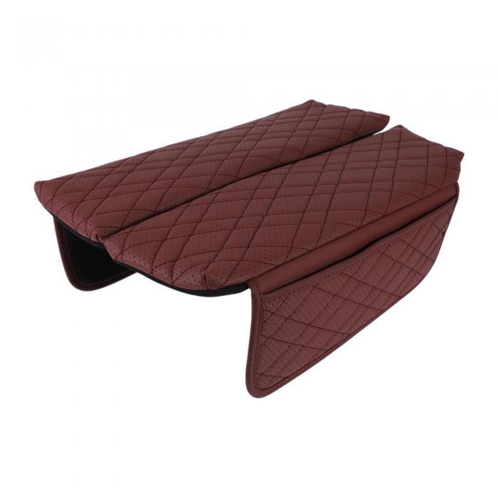 A ABSOPRO 車のセンターコンソールカバー 収納バッグ付き BMWに対応 X5 2014-2018 レッド 1ペア