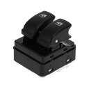 A ABSOPRO Chevroletに対応 Aveo 2006-2011用番号:96652187ウィンドウコントロールスイッチ ABSブラック前部助手席側