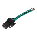 A ABSOPRO 5 Pins 30A 24V オートリレー W/ ハーネスソケット 防水カーリレー ブラック 1 個