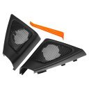 ACROPIX BMWに対応 5シリーズ 2009-2016 用 インテリア フロントカードア スピーカーウィンドウAピラートリム ツィータースピーカーパネル ...