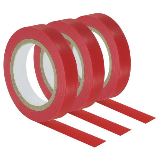 PATIKIL 10 M グリップ仕上げテープ 3個 PVC ラケット仕上げテープ ラケットアクセサリー 粘着シール テニス バドミン トン用 レッド PATIKIL 10 M グリップ仕上げテープ 3個 PVC ラケット仕上げテープ ラケットアクセサリー 粘着シール テニス バドミン トン用 レッド