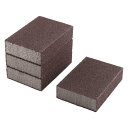 クリーニングパッド ポットパン皿調理器具スクラバー洗浄 スポンジ キッチン チョコレートカラー 4個入り
