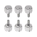 丸平頭 ローレット つまみ M2x4mm ハンドクランプねじ ネジ ノブボルト バーニヤキャリパー用 10個
