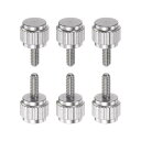 丸平頭 ローレット つまみ M2x5mm ハンドクランプねじ ネジ ノブボルト バーニヤキャリパー用 10個