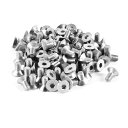皿ボルト 平頭ボルト 六角穴付ボルト 304ステンレス鋼 M4*8mm 100個入り