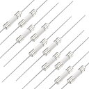 ファストブローヒューズリード線 5mm x 20mm 250V F8A セラミックヒューズ 10個