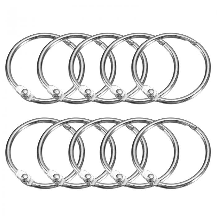 シャワーカーテンリング 炭素鋼ラウンドスナップシャワーカーテンフック 31 mm ルーズリーフバインダー..