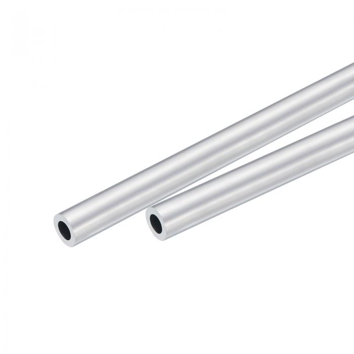 6063アルミニウム丸管 12 mm外径 7 mm内径 300 mm長さ パイプチューブ 2個