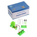 PATIKIL DIY 発電機モーターセット 2 セットミニハンド発電機モーターキット 電球ランプホルダーボックス付き手回し発電機科学 LED ライト風車用