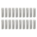 ダウエルピン 4x16mm 304ステンレス鋼 ローレットヘッド フラット面取りエンド ダボピン 木材二段ベッド棚ペグ サポートシェルフ ファスナーエレメント 20本入り(4)