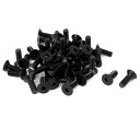 フラットヘッド小ネジ 内側六角ネジ ステンレス鋼 ボルト M4x12mm 50個