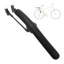 BULLSPANN 自転車フェンダーセット 自転車用リアマッドガード サイクリングバイクフェンダー マッドガード ロードバイク マウンテンバイク用 プラスチック ブラック
