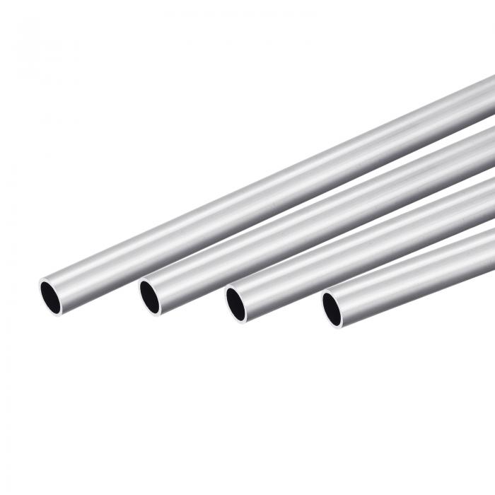 パイプチューブ 6063 アルミニウム ラウンド チューブ 17mm OD 14mm 内径 300mm長さ 4個入り