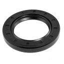 TCオイルシャフトシール ダブルリップ メトリック 40 mm x 62 mm x 8 mm ブラック