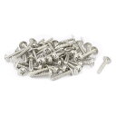 セルフタッピングネジ ステンレス鋼製シルバートーン 3x16mm 50個入り