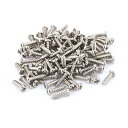 機械ねじ ボルト クロス ラウンドヘッド ステンレス鋼 セルフタッピング M2 x 8mm 100個入り
