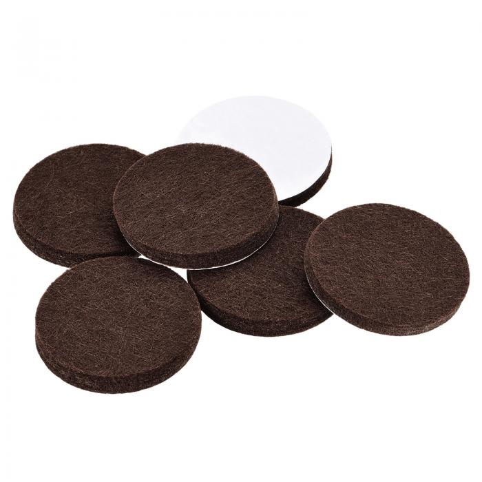 フェルトファニチャーパッド 家具パッド 自己接着 35mm直径 5mm厚さ フェルトパッド チェアレッグ フロアプロテクター ブラウン 150個入り