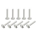 T-スロットボルト Tスロットドロットスタッドスライドボルト T形ネジ 10個入り M6x40mm 304ステンレス鋼 Tトラック用