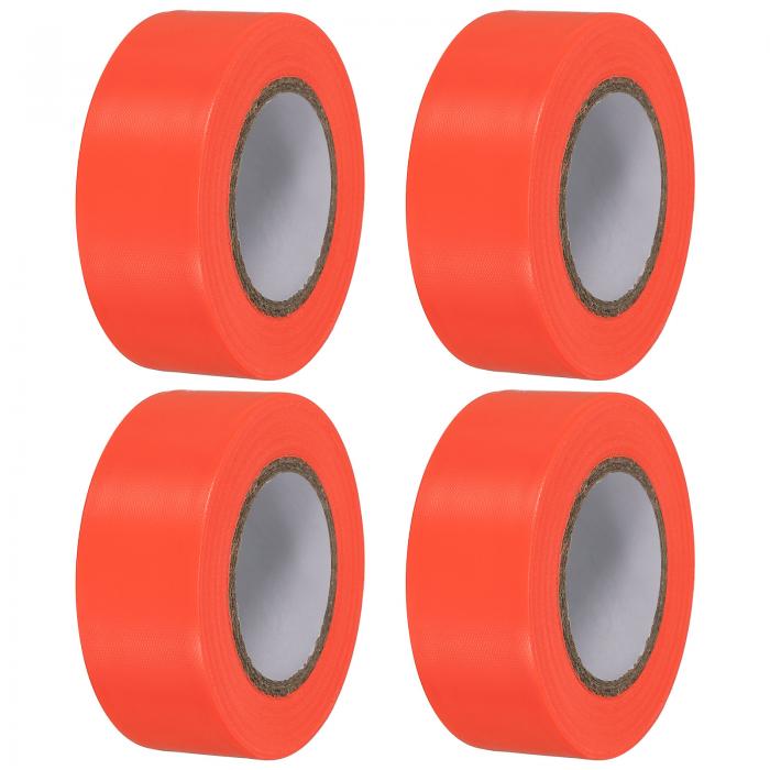 商品詳細 特徴 【属性1】素材：PVC；カラー：オレンジ；サイズ：25mm x 30メートル / 1" x 98フィート（幅 x 長さ）；梱包リスト：ネオンマーキングテープ4本【属性2】利点：フラッグテープはPVC素材で作られており、明るい色合いで軽量かつ非粘着性のテープです。さまざまな産業や屋外活動でマーキングやフラッグとして一般的に使用されます。【属性3】使用方法：特定のニーズや要件に基づいて適切なフラッグテープの色を選択してください。異なる色は、異なるマーカーやエリア、または目的を示す場合があります。【属性4】応用：フラッグテープは、建設、測量、林業、造園、トレイルマーキング、屋外レクリエーションなど、さまざまな産業で広く使用されています。遠くからでも簡単に見える高い視認性を持つ一時的な視覚マーカーを提供し、ナビゲーション、境界のマーキング、または特定の興味を引くポイントの指示に役立ちます。【属性5】注意：不要になったらフラッグテープを取り外し、適切に廃棄してください。清潔さと美観を保つために、屋外環境にテープを放置しないでください。【商品説明】フラッグテープは、建設、測量、林業、造園、トレイルマーキング、屋外レクリエーションなど、さまざまな産業で広く使用されています。遠くからでも簡単に見える高い視認性を持つ一時的な視覚マーカーを提供し、ナビゲーション、境界のマーキング、または特定の興味を引くポイントの指示に役立ちます。仕様素材：PVCカラー：オレンジサイズ：25mm x 30メートル / 1" x 98フィート（幅 x 長さ）梱包リスト：ネオンマーキングテープ4本利点フラッグテープはPVC素材で作られており、明るい色合いで軽量かつ非粘着性のテープです。さまざまな産業や屋外活動でマーキングやフラッグとして一般的に使用されます。フラッグテープはハイキングトレイル、バイキングトレイル、またはその他の屋外パスのマーキングに頻繁に使用され、土地測量活動中の特定のポイントや境界の指示、制限されたまたは危険なエリアのマーキング、ログ出力、木の識別、または境界の明示などのさまざまな目的で木やエリアをマーキングし、フェスティバル、スポーツ競技、またはコンサートなどの屋外イベント中のエリアのマーキングや交通誘導に使用されます。使用方法特定のニーズや要件に基づいて適切なフラッグテープの色を選択してください。異なる色は、異なるマーカーやエリア、または目的を示す場合があります。注意：不要になったらフラッグテープを取り外し、適切に廃棄してください。清潔さと美観を保つために、屋外環境にテープを放置しないでください。 注意書き ■商品の色及びサイズは、撮影状況やPC環境により多少異なって見える場合がございます。 ■サイズは目安です。商品により若干の誤差がございます。 ■メーカーの都合により、商品細部のデザインや素材が予告無く変更される場合がございます。