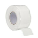 PATIKIL 自己融着シリコンテープ 25 mm x 3 M 防水ホース補修テープ 柔らかいストリップ 配管 漏水シールテープ 水道管用 ホワイト