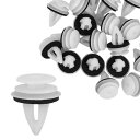 リテーナクリップ プラスチック 泡 サイズ21x18mm ホワイト 20個入り
