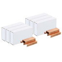 PATIKIL ステープラー用ステープル 6個 1パックあたり1000個ステープル ミニ 4.7 mm長さ ステープルズジャ ム 無料 ホームオフィス用品 ロー...