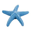 水族館ヒトデ ブルー 樹脂 30g 9 x 8.5 x 2cm 室内装飾 シースター