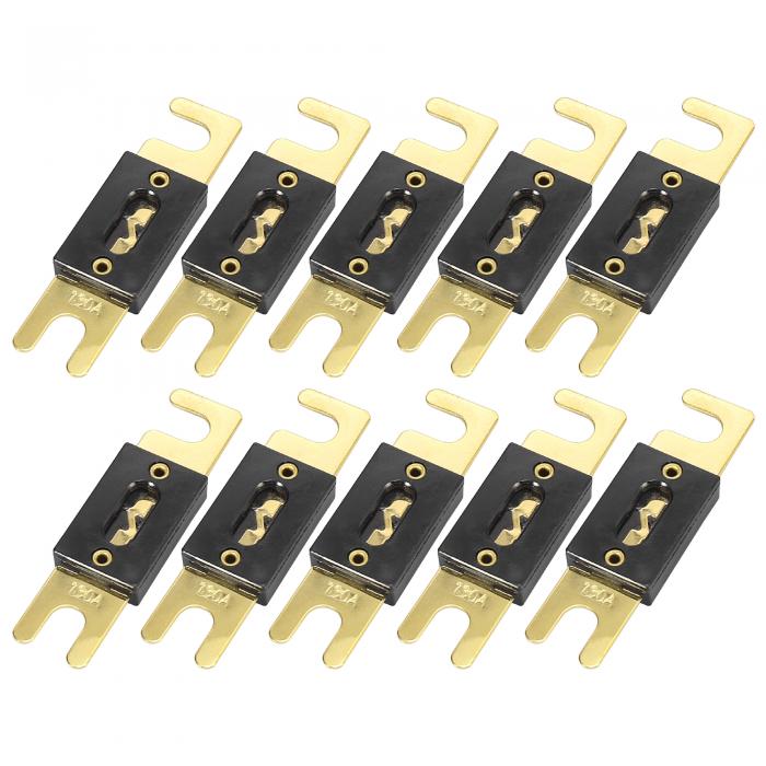 X AUTOHAUX ANLヒューズ ヒューズの交換 130A 車 トラック オートバイ ボート オーディオ CD用 10個