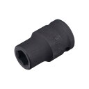 11mm 6点インパクトソケット 12.5mmドライブ CR-Vスチール 全長38mm メトリックサイズ