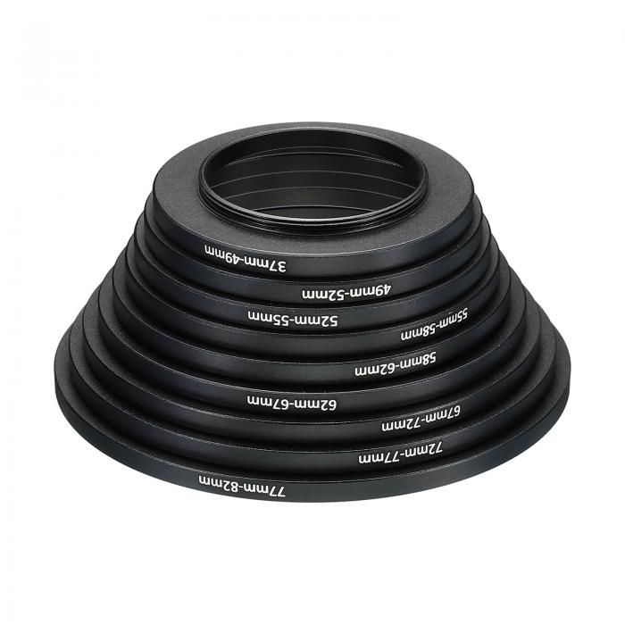 PATIKIL ステップアップリングセット　77-82mm 72-77mm 62-72mm 62-6