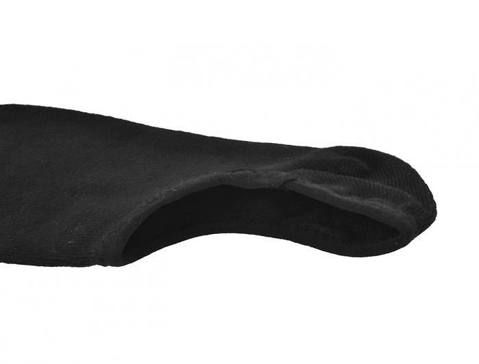 Allegra K ソックス ボートソックス 伸縮カフ ローカット スポーツアンクル ブラック 男性用 5ペア