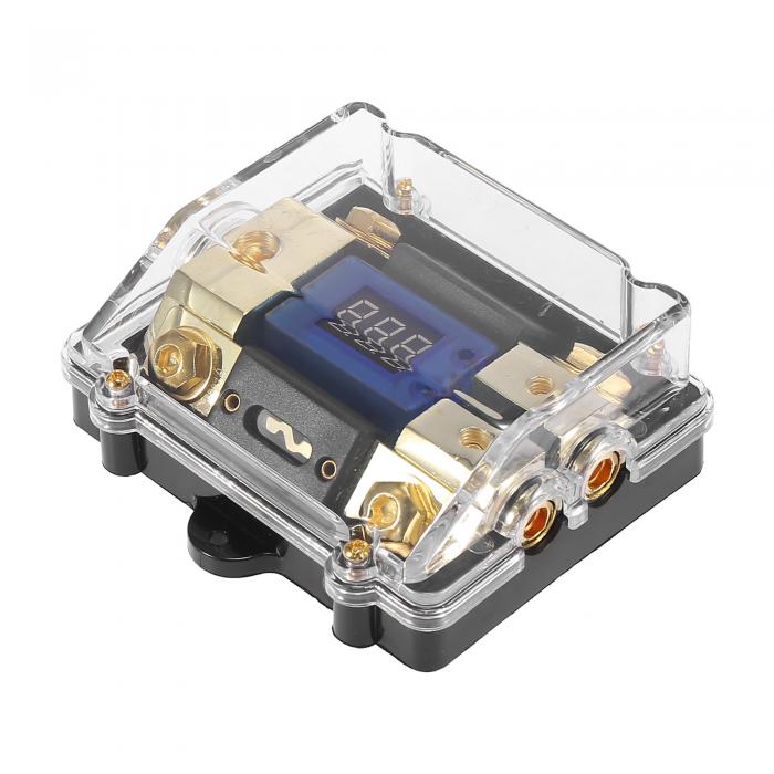 X AUTOHAUX ヒューズホルダー ANL 2つのヒューズ付き 流通ブロック カーオーディオステレオ デジタルLE..