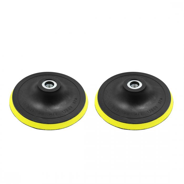 自動車ポリッシングプレート 自動車 自動自動車M12パッド バッキングプレート フック ループ ポリッシ..