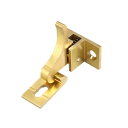 フリップドアラッチ?28x15mm?ゲートラッチ?真鍮バー?ラッチハスプ?スライドロック?キャビネット窓用?2個