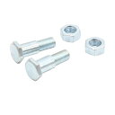 オートバイヘックスヘッドねじ 10mm スレッド 直径 オートバイ キックスタンド 六角 ヘッド ボルト ナット付き ホンダに対応 CG125 WY125 2個入り