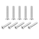 フラットヘッド機械ねじ プラス 304ステンレス鋼 ボルト 1/4-20x41.3 mm 25個