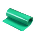 バッテリーラップ バッテリーパック PVC 熱収縮 ラップチューブ 熱収縮チューブ ライトグリーン フラット幅150 mm 長さ1.5 M(4)