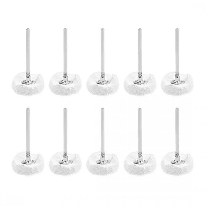 研磨ホイール ミニバフ研磨布ホイール 2.35mmアーバー付き 25mm x 5mm 回転工具用 ホワイト 10個入り