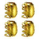 PATIKIL カーリングリボン クリンプバルーンストリング メタリック 5 mm 10 M 4個 クリスマス ウェディング ギフト 工芸品 花屋装飾用 ゴールド