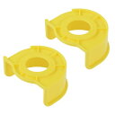 プラスチック半円?非常停止スイッチプッシュスイッチ?ボタン保護カバー 30mm-2個-S