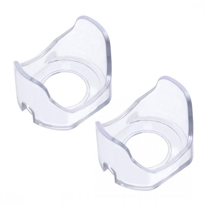 プラスチック?60 cm?プッシュスイッチボタン保護カバー クリア 25mm 2本