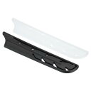 PATIKIL キッチンナイフ用ナイフシース(8"のパンナイフ用) 2個セットのナイフエッジガード ナイフシースカバースリーブ フェザーブレッドナイフホルダー ブラック&透明 7.8"×1.4"