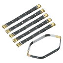 金属製内部フレックスフレーム 200 mm x 14 mm ヘキサゴンロックフレーム キスロッククラ スプバッグフレーム ハードウェアの交換 DIY 財布 ハン...