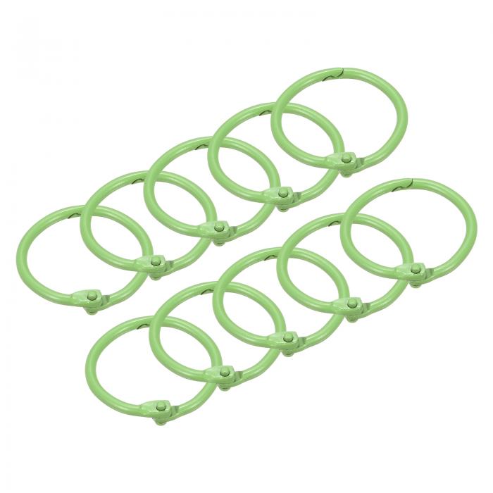 ルーズリーフバインダーリング 45 mm メタルブックリングキーホルダー 家庭用 オフィス用品 グ リーン ..